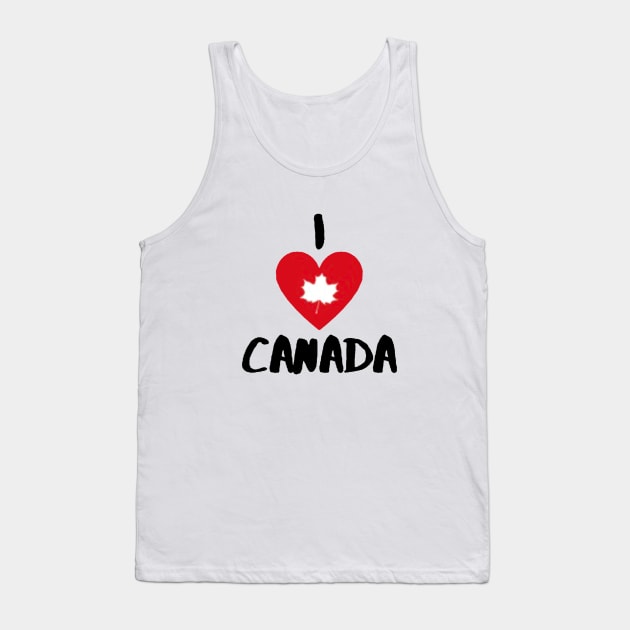 I Love Canada Tank Top by ROLLIE MC SCROLLIE